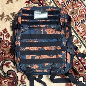 Orange and Black Sporty Backpack Collection NWOT